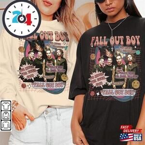 Fall Out Boy Music Shirt Album Graphic Y2K Classic Unisex